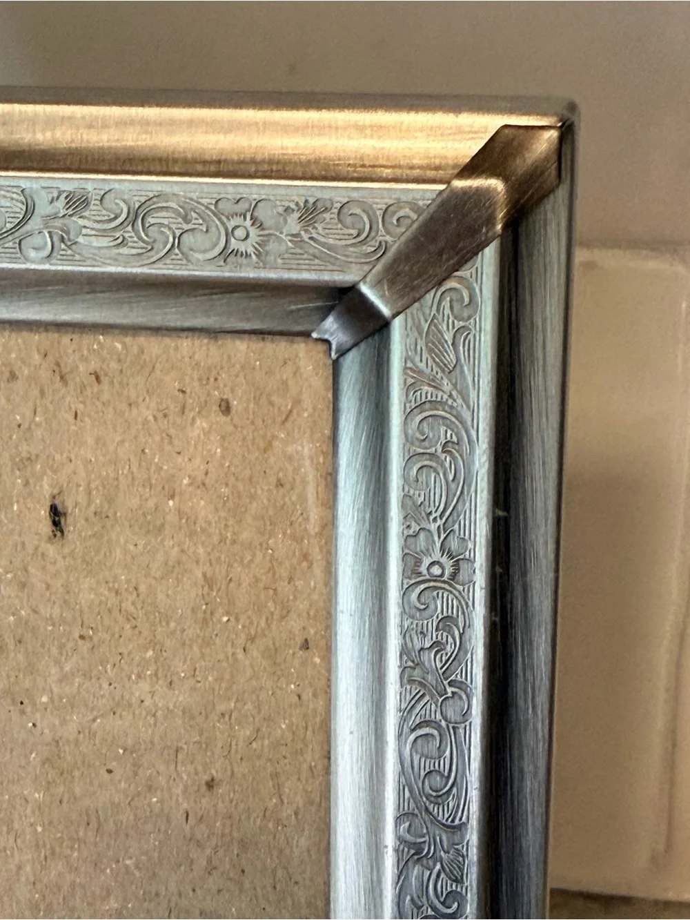 Vintage Silvertone Decorative Photo Frame - Elegant Home Accents 5x7
